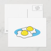 zonnebrand eieren briefkaart (Voorkant / Achterkant)