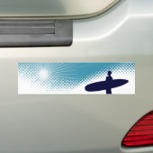 zonnebrandcrème bumpersticker (Op auto)