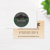 zonnebranddiensten visitekaartje (Bureau)