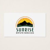 zonnebranddiensten visitekaartje (Voorkant)