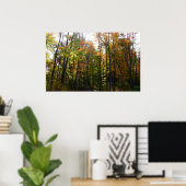 Zonnebrandend Herfst in het najaar Poster (Thuiskantoor)