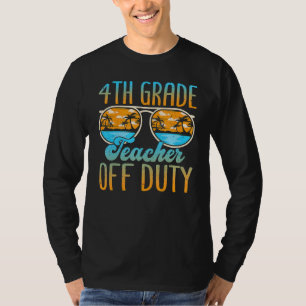 Zonnebril Beach 4e klas leraar off dienst Laatste  T-shirt