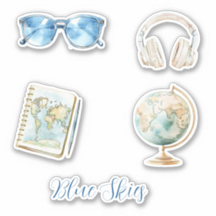 Zonnebril Blue Skies Sticker
