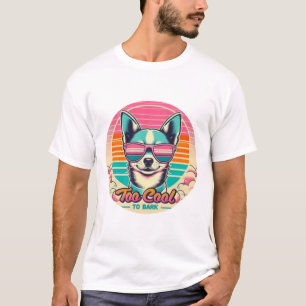 Zonnebril Chihuahua  Sunset T-shirt