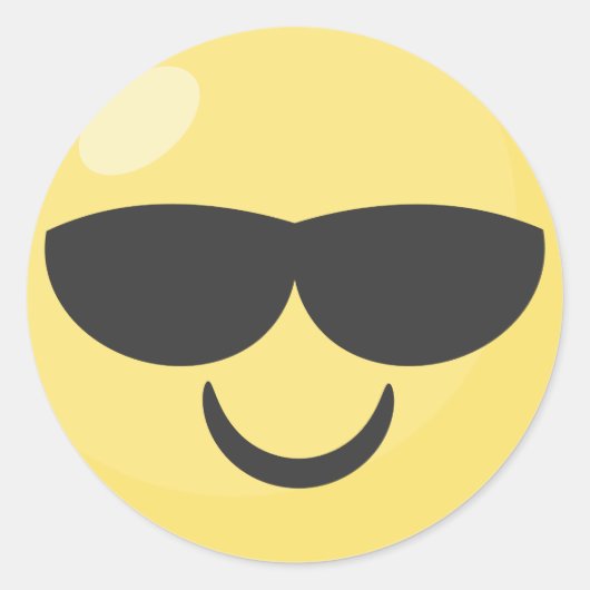 Zonnebril Cool Emoji Stickers (Voorkant)