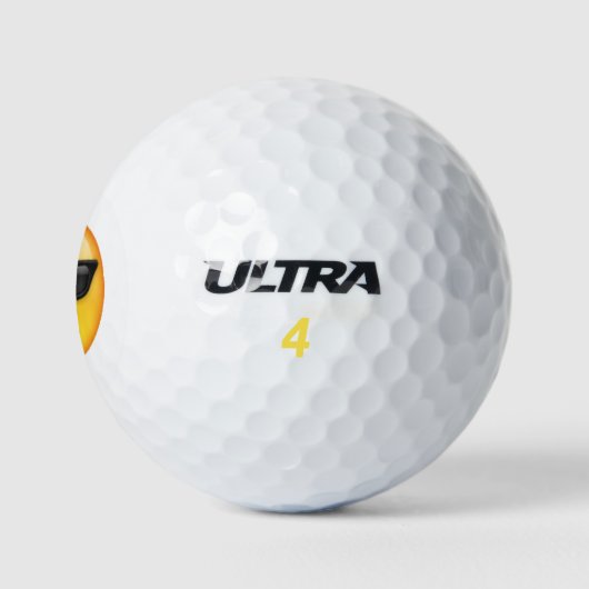 Zonnebril - Emoji Golfballen (Logo)