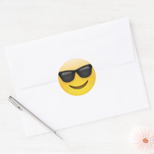 Zonnebril Emoji sticker (Envelop)