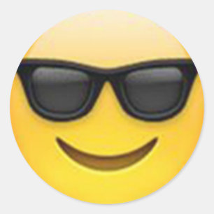 Zonnebril Emoji sticker