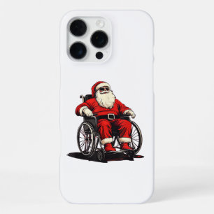 Zonnebril Kerstman in rolstoel voor grappige feest iPhone 16 Pro Max Hoesje