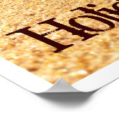 Zonnebril op de strandposter poster (Hoek)