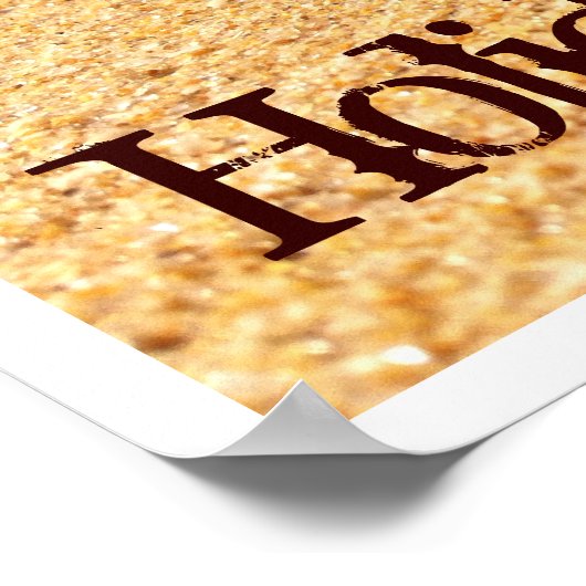 Zonnebril op de strandposter poster (Hoek)