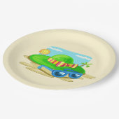 zonnebril papieren bordje (Gekanteld)