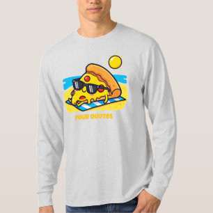 Zonnebril Pizza Ontspannen op het Strand T-shirt