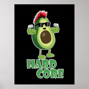 zonnebril voor hardcore poster