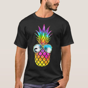 Zonnebrillen anananasappel Aloha strandt Hawaiian T-shirt