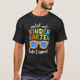Zonnebrillen bekijken Kindergarten hier kom ik ter T-shirt