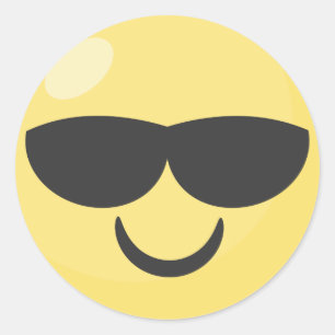 zonnebrillen Cool Emoji Stickers