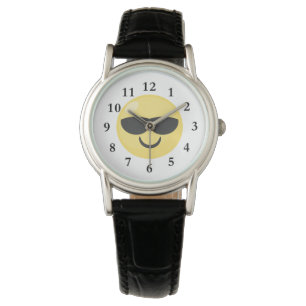 zonnebrillen Cool Emoji Watch Horloge