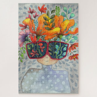 Zonnebrillen Creativiteit Jigzaag Puzzle Legpuzzel