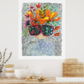 Zonnebrillen Creativiteit Kunst afdrukken Poster (Keuken)