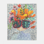 Zonnebrillen Creativiteit ventilatorbank Fleece Deken (Voorkant)