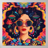 Zonnebrillen en Sass Poster (Voorkant)