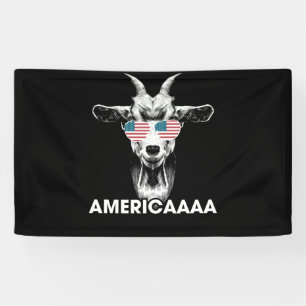 Zonnebrillen Goat Americaa 4 juli Patriottisch Spandoek