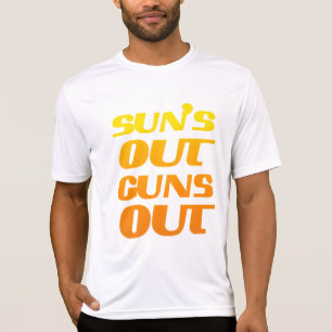 Zonnebrillen Uit Geweren Uit Fitness en Gym T-shirt