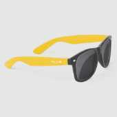 Zonnebrillen van het hart Monogrammed Yellow Black (Rechts)
