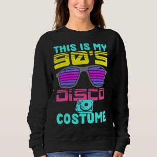 Zonnebrillen Vinyl Music Disco Costume Part Trui