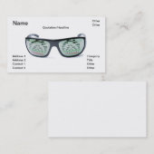 zonnebrillen visitekaartje (Voorkant / Achterkant)