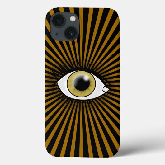 Zonnebruin Oog Case-Mate iPhone Case (Achterkant)