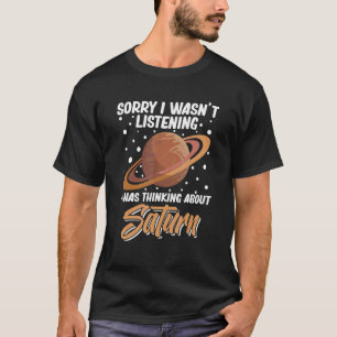 Zonnebuis van het Saturnus Planet Ring T-shirt