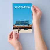 Zonnecelsysteem Flyer (Hand)