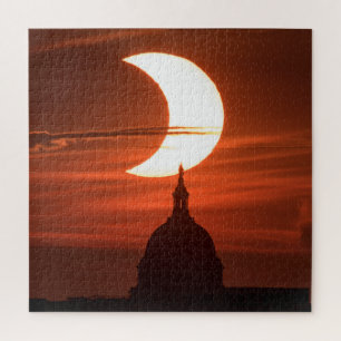 Zonneclipse 2021 legpuzzel