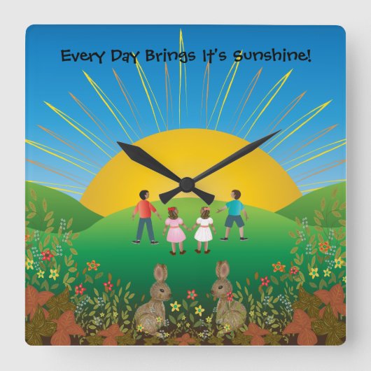 Zonnedagen klok (Voorkant)