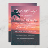 Zonnedagfeest uitnodiging (Voorkant / Achterkant)