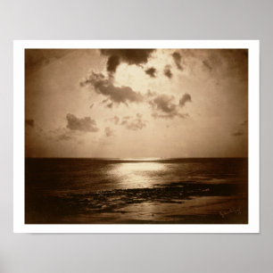 Zonneeffect - Ocean, 1857 (albumineverdruk van een Poster