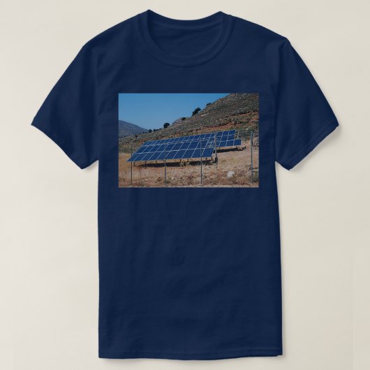 Zonneenergiepanelen Tilos T-shirt (Design voorkant)