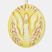 Zonneengel Keramisch Ornament (Links)