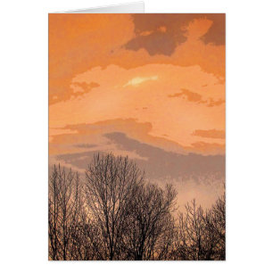 Zonneet met Bare Trees