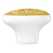 Zonnefdeur of -slede keramische knop (Zijkant)