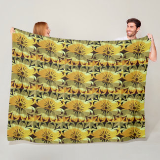 Zonnefragment abstract geometrisch fleece deken