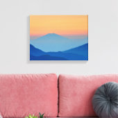 Zonnegebergte Abstract landschap Canvas Afdruk (Insitu (Woonkamer))