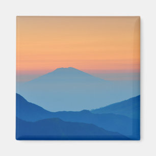 Zonnegebergte Abstract landschap Magneet