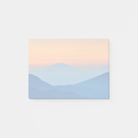 Zonnegebergte Abstract landschap Post-it® Notes (Voorkant)