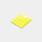 Zonnegeel design, gepersonaliseerd post-it® notes (Schuin)