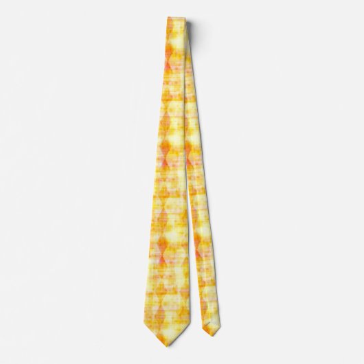 Zonnegeel en oranje stropdas (Voorkant)