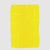 Zonnegeel Golfhanddoek (Voorkant)