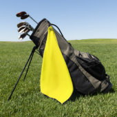 Zonnegeel Golfhanddoek (Groen)
